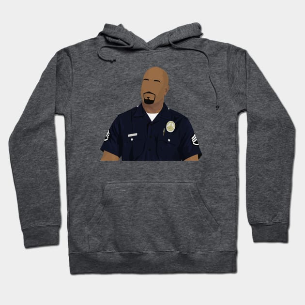 Grey v2 | The Rookie - Season 4 Hoodie by gottalovetherookie